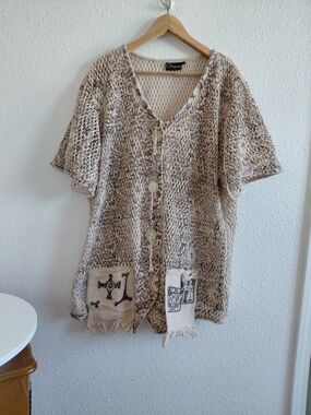 Channa Cotton Boho Top Cardigan